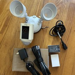 Ring Floodlight Cam Surveillance Security - Camera 2Ways 2Talk Indoor Outdoor WIFI - Price Various 