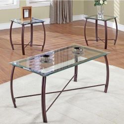 Coffee and end tables 