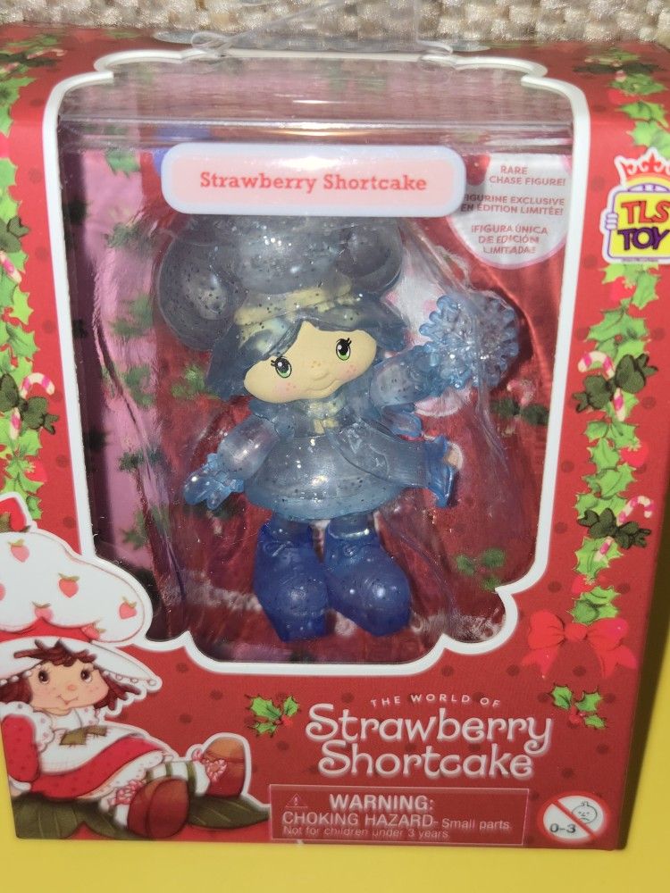 Strawberry Shortcake CHASE GLITTERY TRANSLUCENT Mini 3" Collectible Loyal Subjects Figure