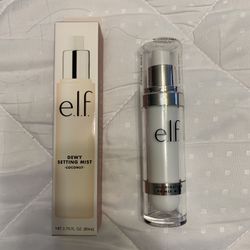Elf Dewy Coconut Setting Mist And Illuminating Primer Mist