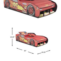 Lightning McQeen boys Racecar Bed