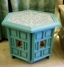 MCM 1970's Hexagon Table