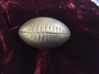 BRASS FOOTBALL ( heavy )