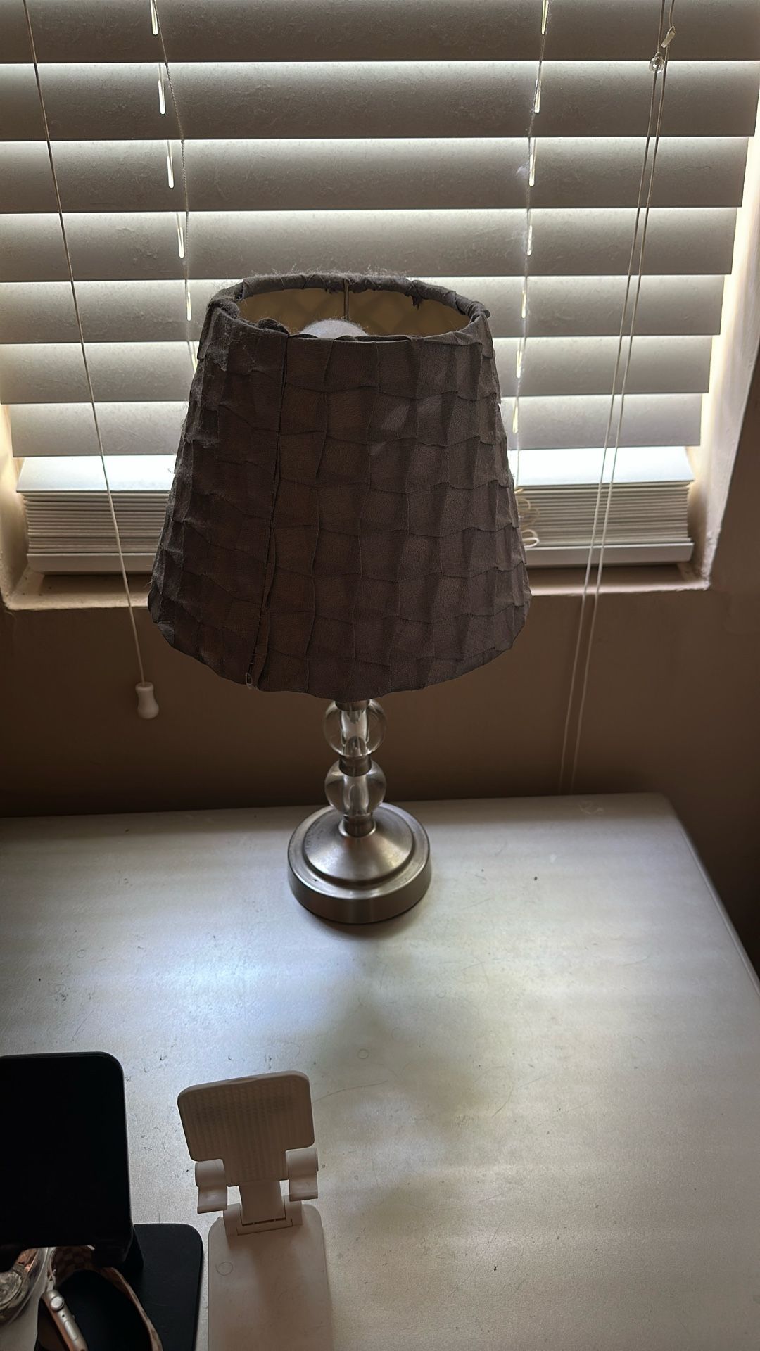 Glass And Silver Lamps