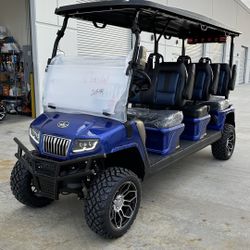2025Evolution Maverick 6 Lithium Golf Cart