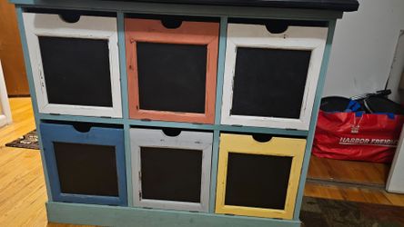 Chalk board shelf