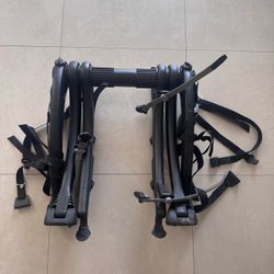 Saris Bones 3 Bike Trunk Mount Rack Carrier – Holds 3 Bikes – Folding