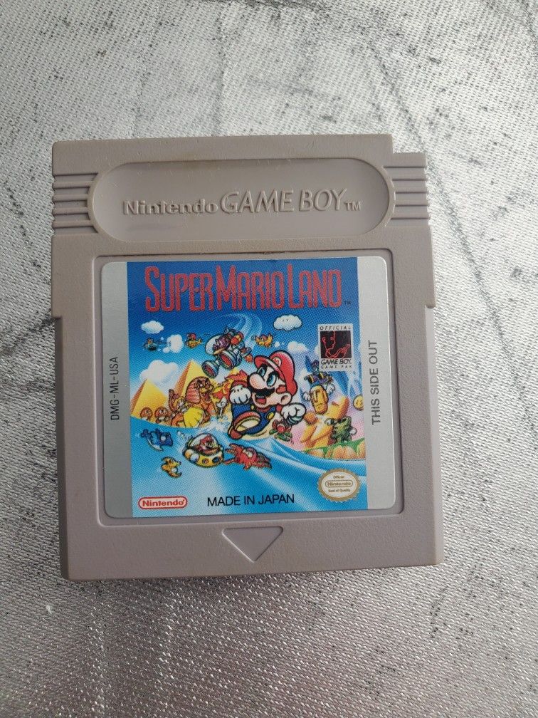 Super Mario Land (Nintendo Game Boy, 1989) Gameboy video game