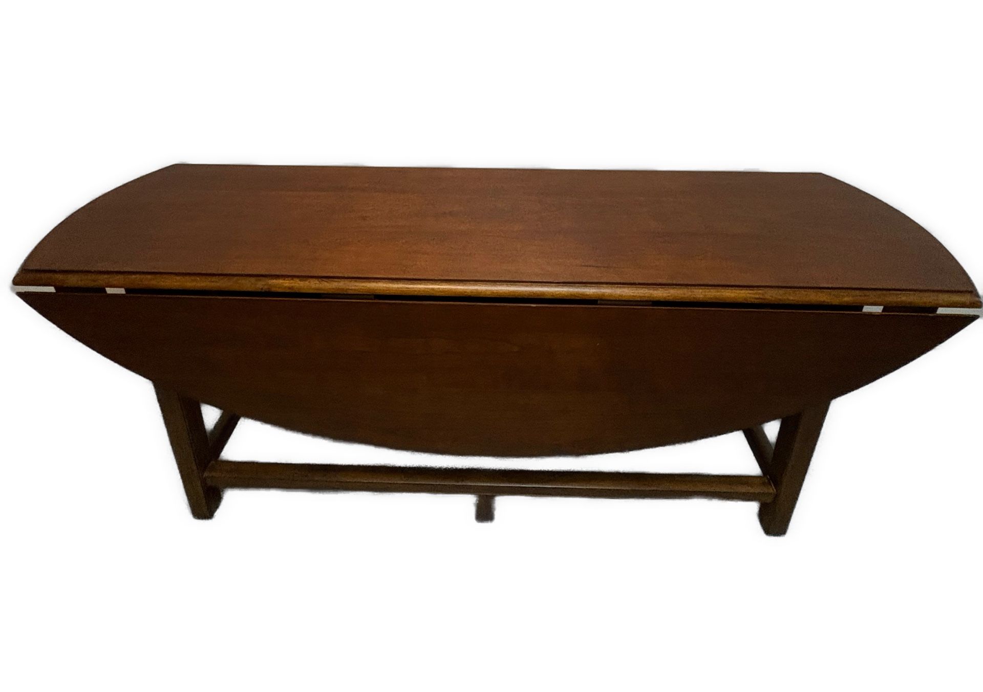 Boca Bernhardt Chestnut Wood Extendable Leaf Console/Buffet Oblong Table