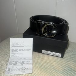 Dolce & Gabbana Black Men's Belt 