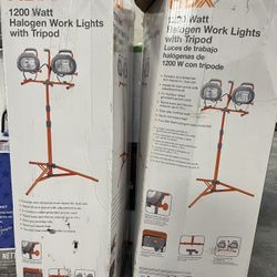 1200 Watt Halogen Work Light 2 Set