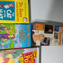(11) VHS Like New Vintage, Collectors , $65, pick up San Jose CA 