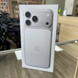 iPhone 17 Pro Max Silver 256GB Unlocked! Finance It Today! $50 Down 
