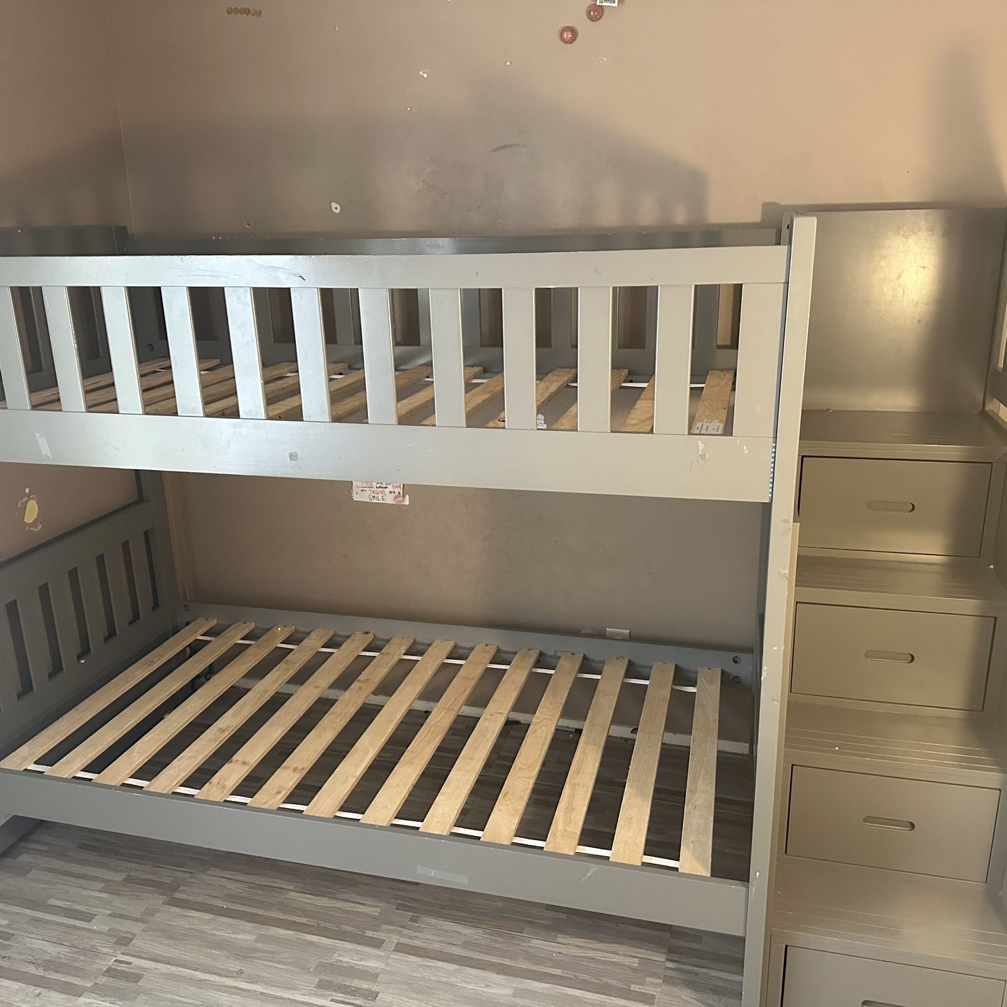 Twinn Bunk Beds With Stairs And Storage