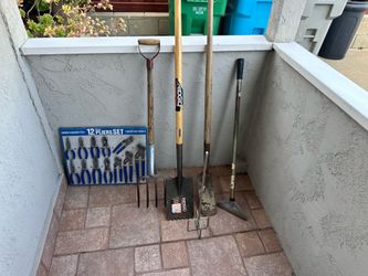 RIDGID square-point shovel/spade shovel /hay pitchfork/
