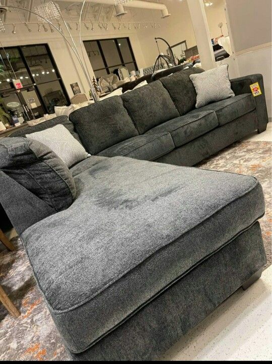 Ashley Corduroy Sectional Sofa Baci Living Room