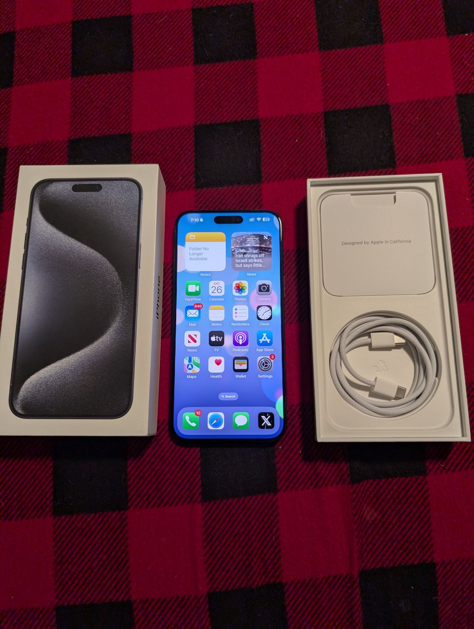 iPhone 15 Pro Max 256 Blue titanium