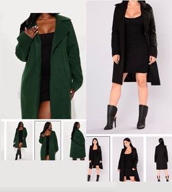 Coat Hunter Green size 18