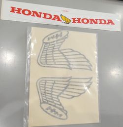 Classic 1969 to 1971 Honda HM Fuel Decals. (2 Logos)
