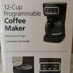 Unopened! 12 Cup Programmable Coffee Maker With LED Display!