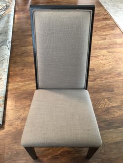 2 cushioned dining or office chairs in new condition