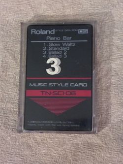 Roland TN-SC1-06 "Piano Bar" Music Style Card (ROM card)