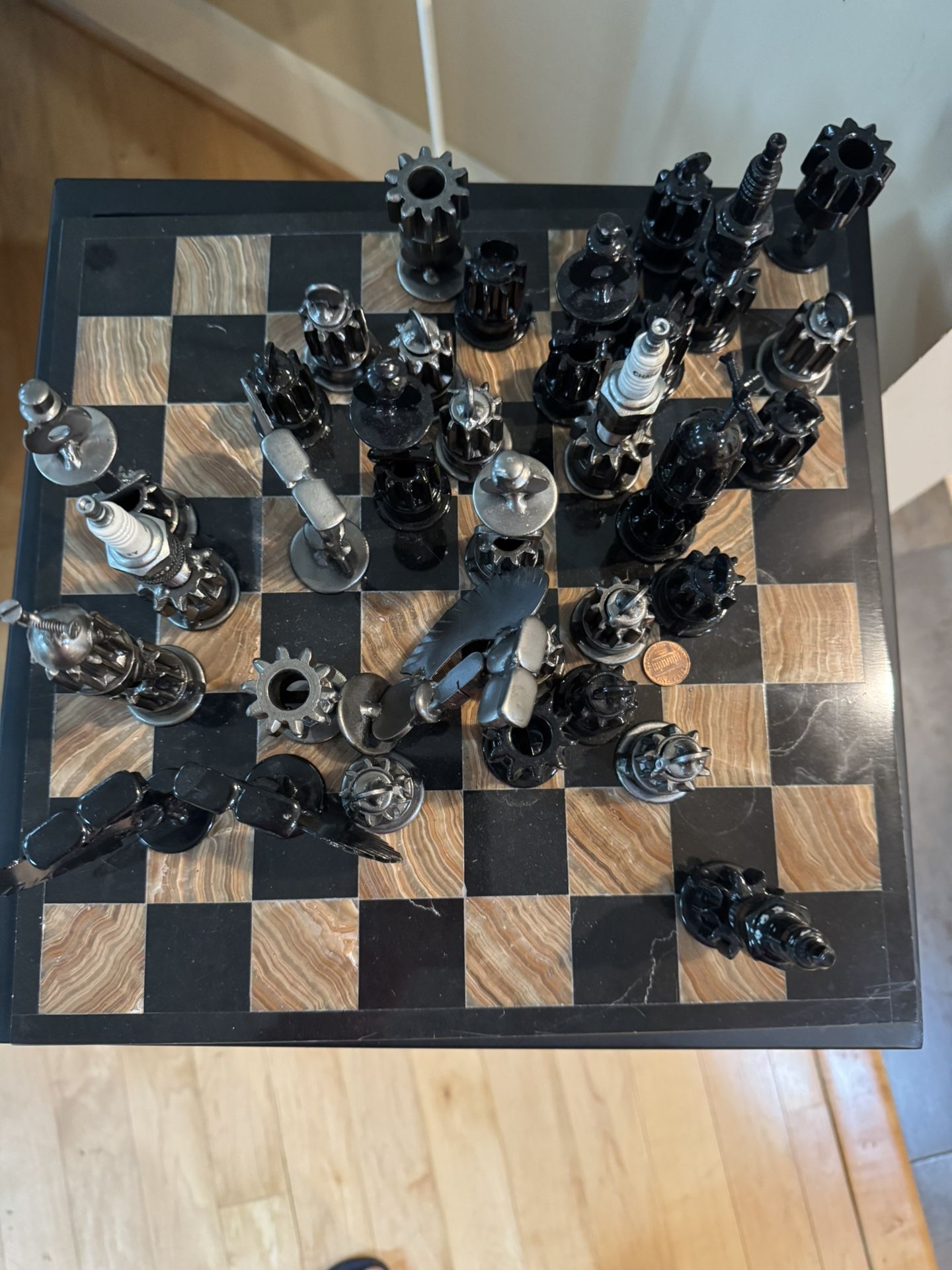 Metallic Chessboard