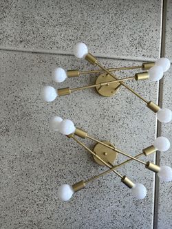 Two Modern Light Fixture