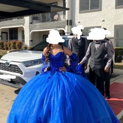 Royal Blue Quinceañera Dress