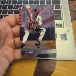 J.t. Snow Baseball Card