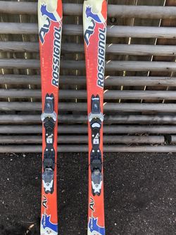 120cm Rossignol Skis With Rossignol Bindings