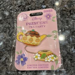 Disney Princess Tea Party Trading Pin 2022 Limited Edition.  Brand New In Original Packaging 