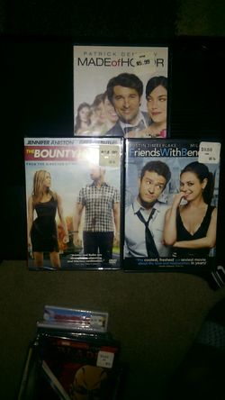 3 brand new DVDs never opened