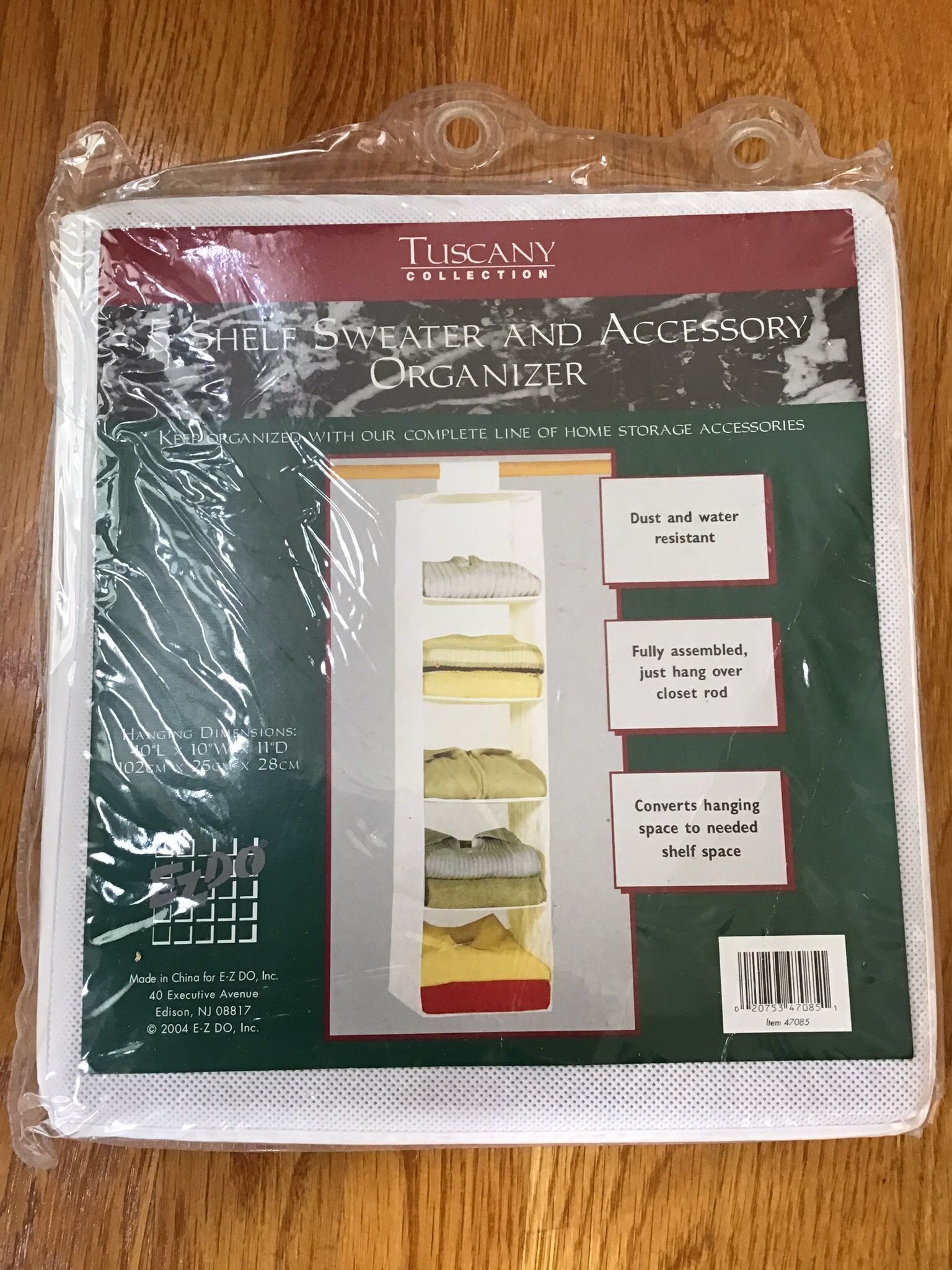 Closet Organizer - 5 Shelf Sweater & Accessory (Brand New)