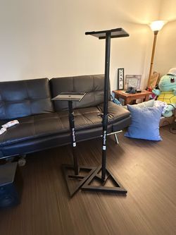 🎵 On-Stage Studio Monitor Speaker Stands – Pair – $50