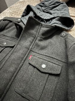 Levi's Wool Blend Hooded Jacket