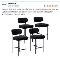 26” Bar Stools (set of 4)