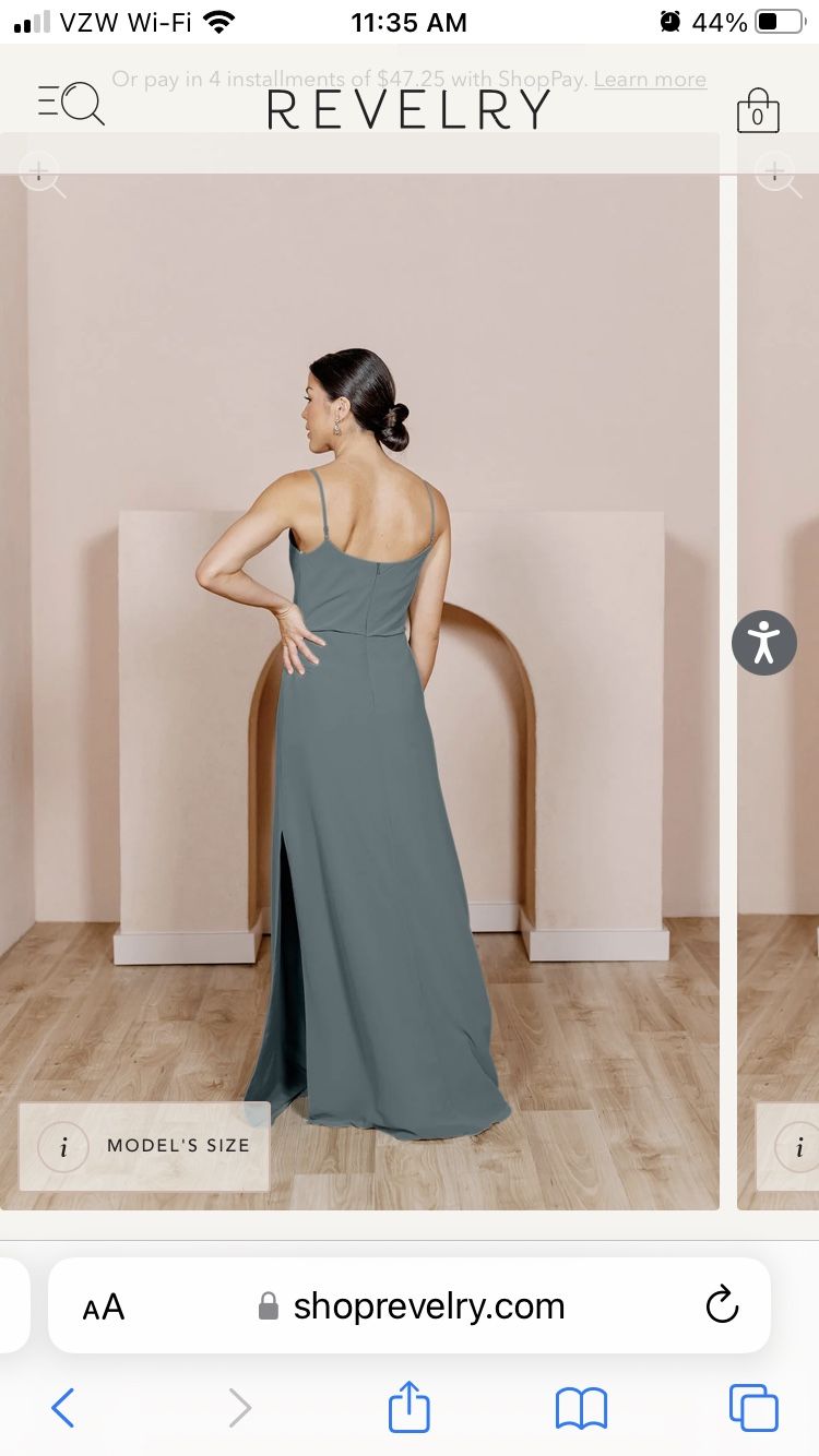 Revelry Brand Skye Dress - Size 2 (Eucalyptus)