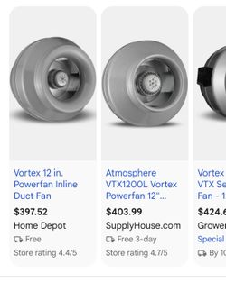 12in Vortex Power Fan