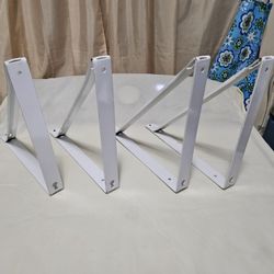 
White Heavy-Duty Shelf Bracket