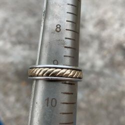 Sterling Steel Ring 