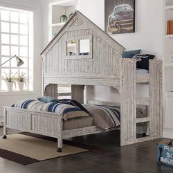 New Twin/Full Bunk bed 