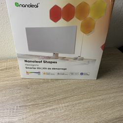 nanoleaf Hexagons shape Smarter Kit 5 Panels color white