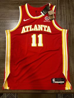 Trae Young Atlanta Hawks Nike Icon Edition Jersey with Sharecare logo