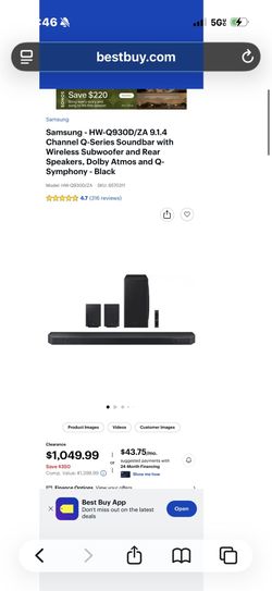 Samsung 930d Surround Sound