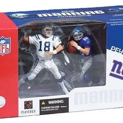 2004 McFarlane Toys NFL Indianapolis Colts / New York Giants Sports Football Peyton Manning & Eli Manning Action Figure 2-Pack