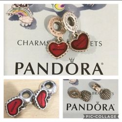 2 Pandora charms (Mother And Daughter Charms)