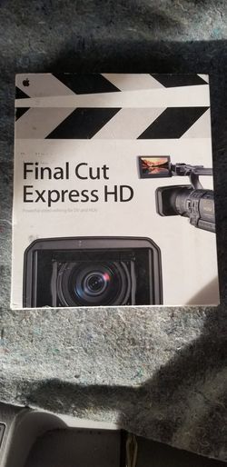 Apple final cut Express Hd