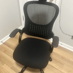 black office chair