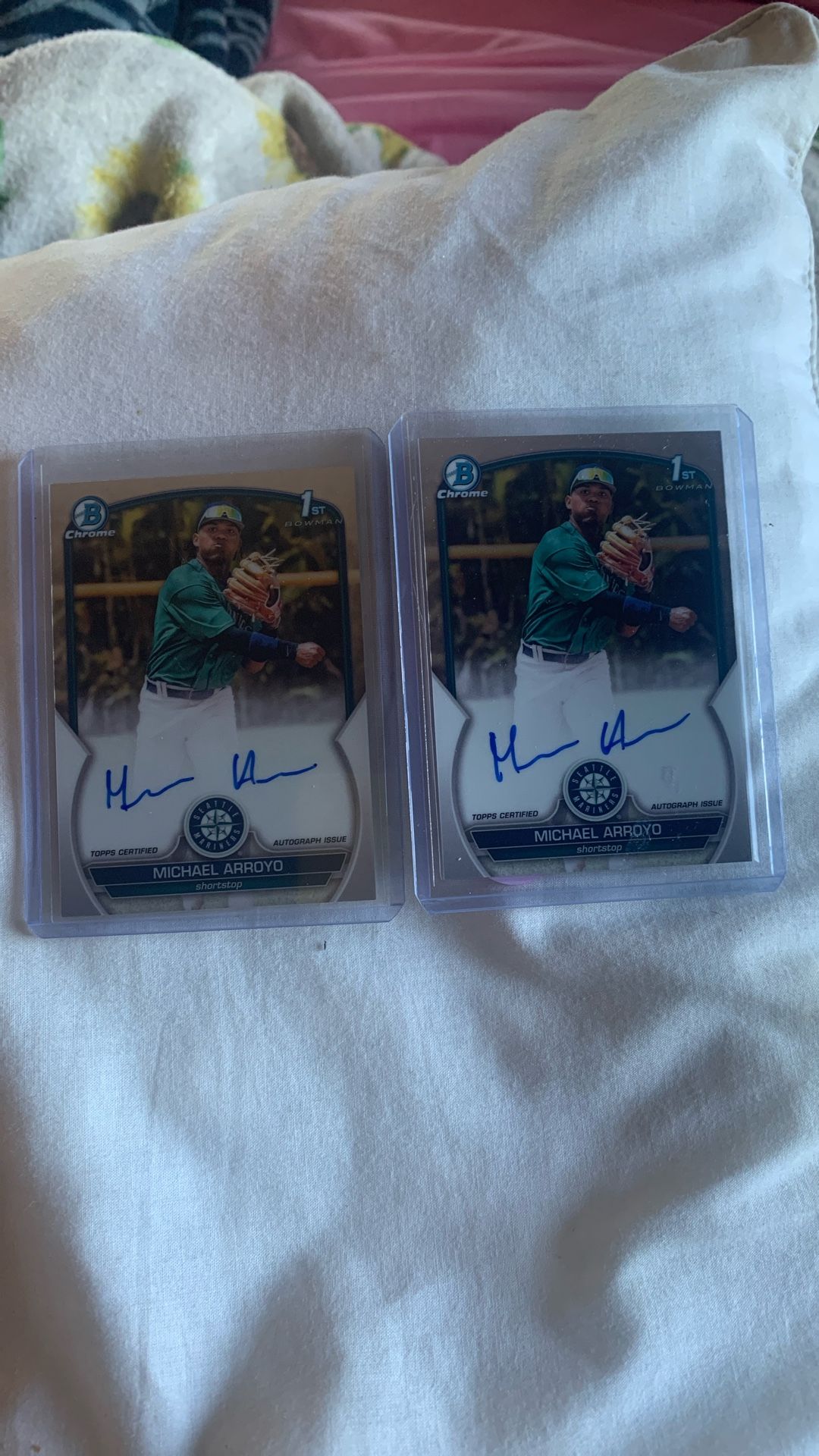 Michael Arroyo MLB Autographed Card